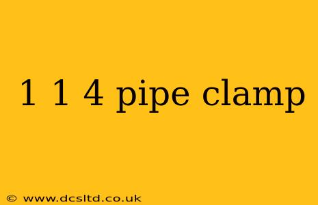 1 1 4 pipe clamp