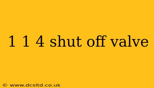 1 1 4 shut off valve