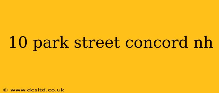 10 park street concord nh