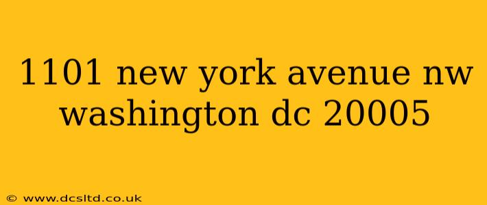 1101 new york avenue nw washington dc 20005