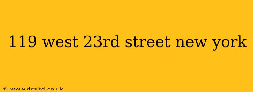 119 west 23rd street new york