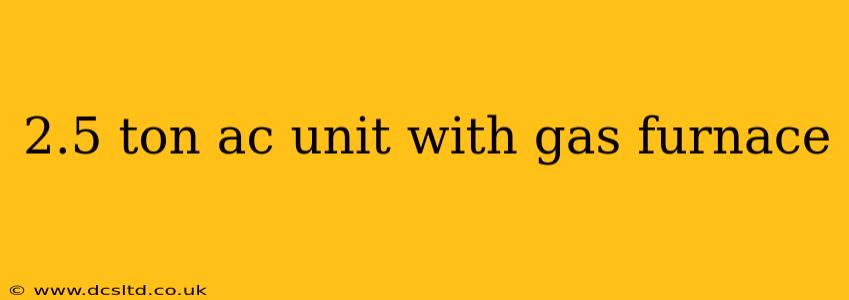 2.5 ton ac unit with gas furnace