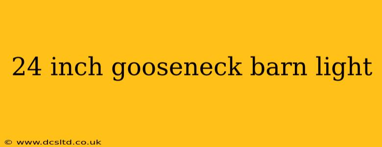 24 inch gooseneck barn light