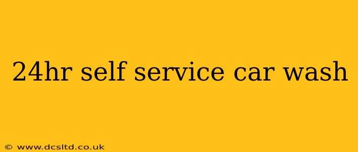 24hr self service car wash