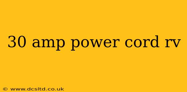 30 amp power cord rv