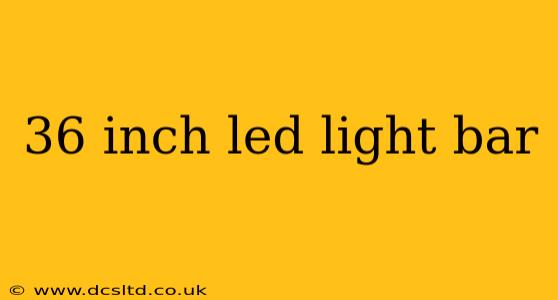 36 inch led light bar