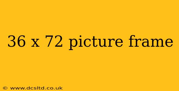 36 x 72 picture frame