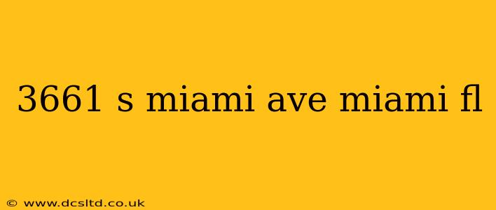 3661 s miami ave miami fl