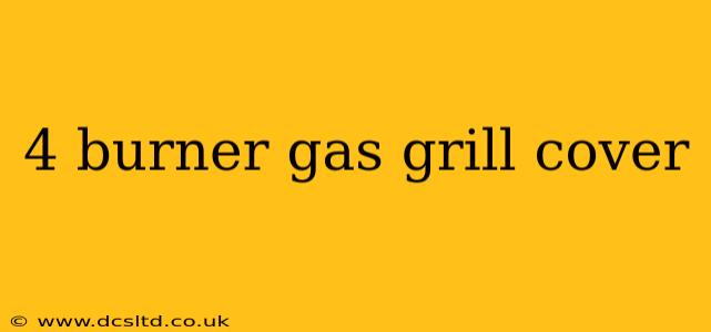 4 burner gas grill cover
