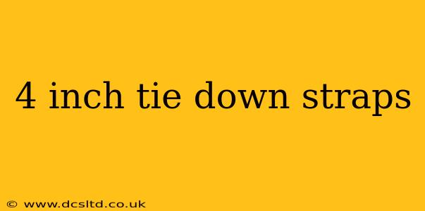 4 inch tie down straps