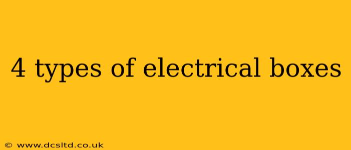 4 types of electrical boxes