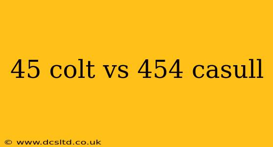 45 colt vs 454 casull