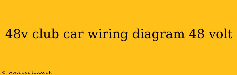 48v club car wiring diagram 48 volt