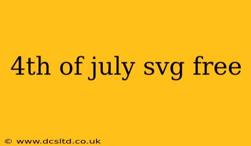 4th of july svg free