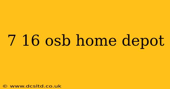 7 16 osb home depot