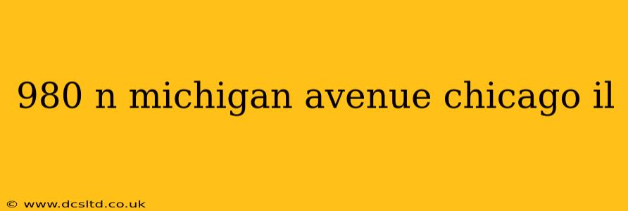 980 n michigan avenue chicago il