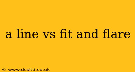 a line vs fit and flare
