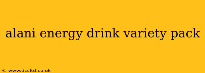 alani energy drink variety pack