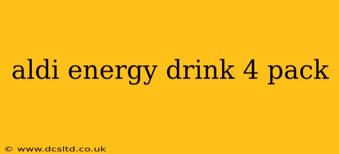 aldi energy drink 4 pack