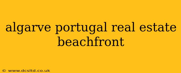 algarve portugal real estate beachfront
