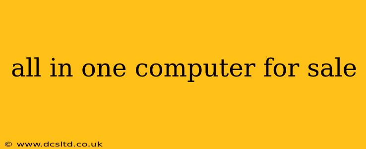 all in one computer for sale