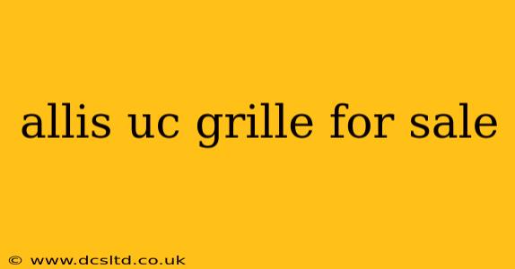 allis uc grille for sale