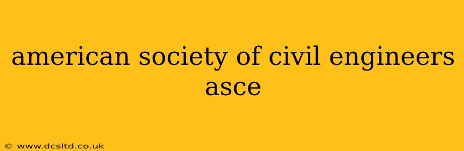 american society of civil engineers asce