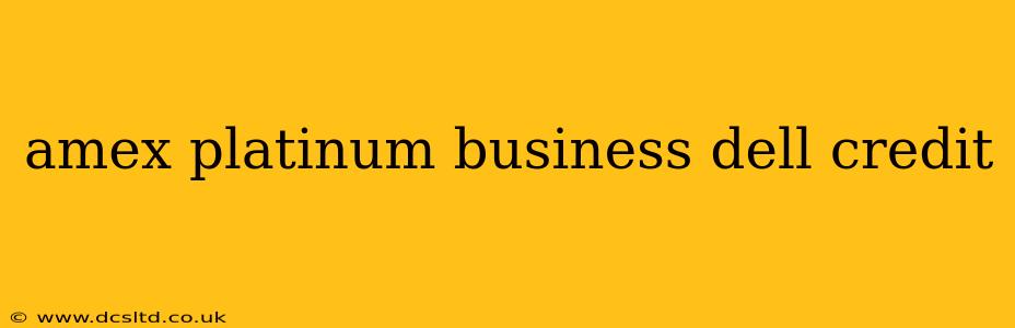 amex platinum business dell credit