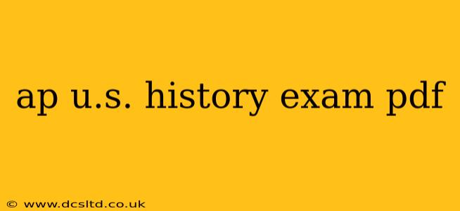ap u.s. history exam pdf