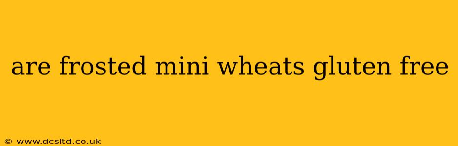 are frosted mini wheats gluten free