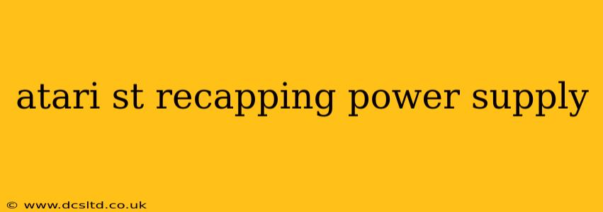 atari st recapping power supply