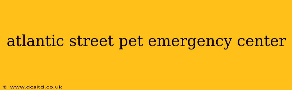 atlantic street pet emergency center