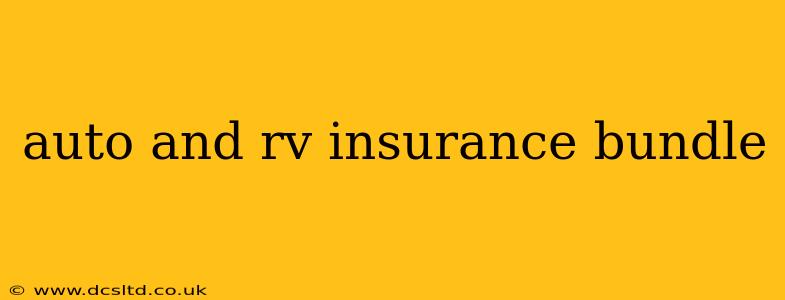 auto and rv insurance bundle