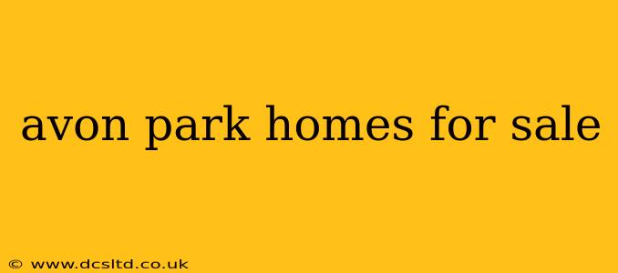avon park homes for sale