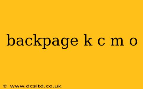 backpage k c m o