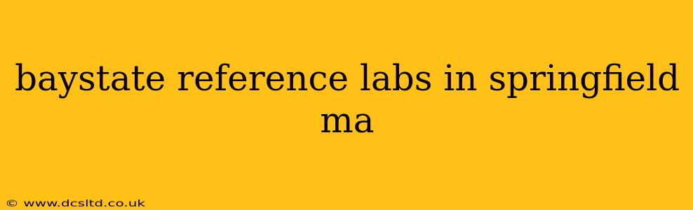 baystate reference labs in springfield ma