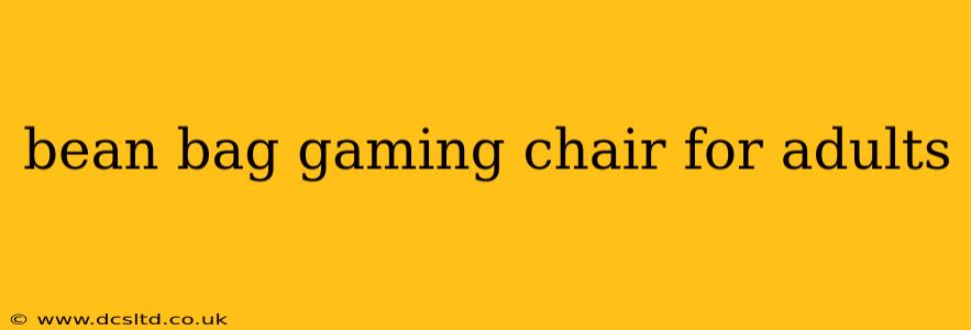 bean bag gaming chair for adults