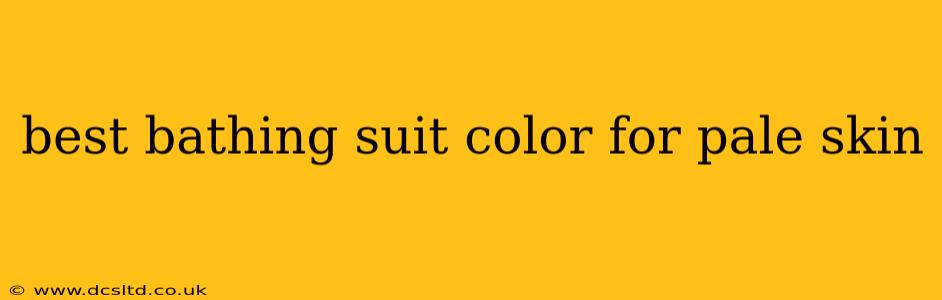 best bathing suit color for pale skin