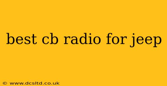best cb radio for jeep