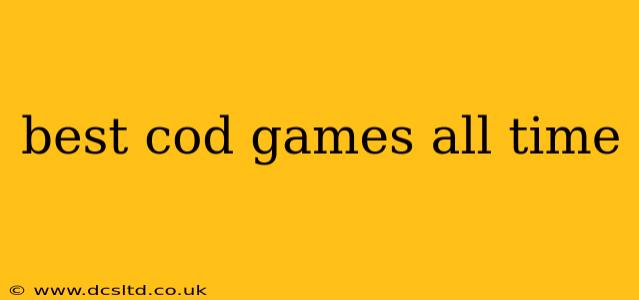 best cod games all time