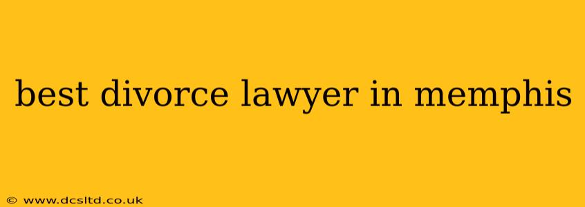 best divorce lawyer in memphis