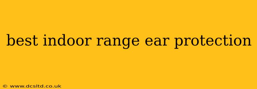 best indoor range ear protection