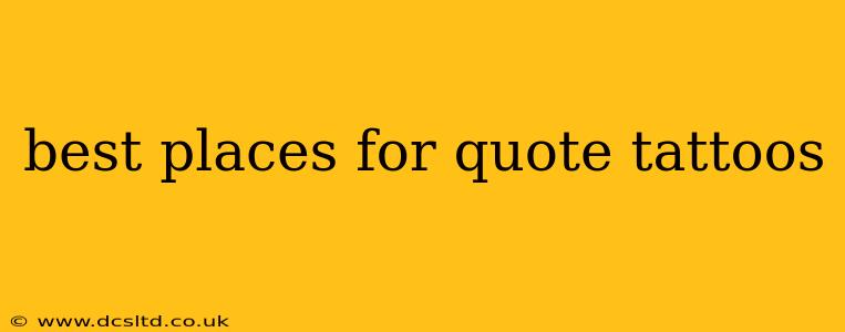 best places for quote tattoos
