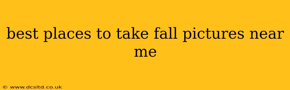 best places to take fall pictures near me