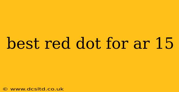 best red dot for ar 15