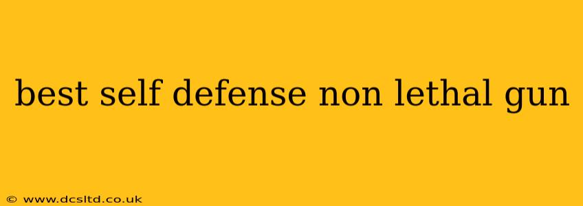 best self defense non lethal gun