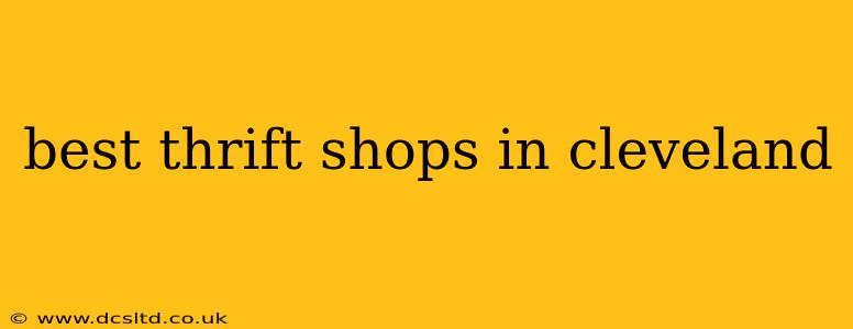 best thrift shops in cleveland