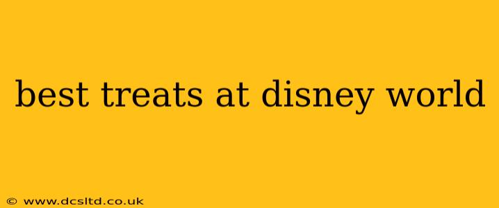 best treats at disney world