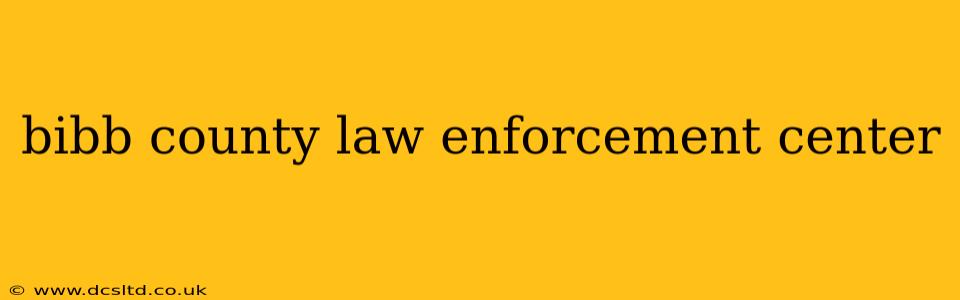 bibb county law enforcement center