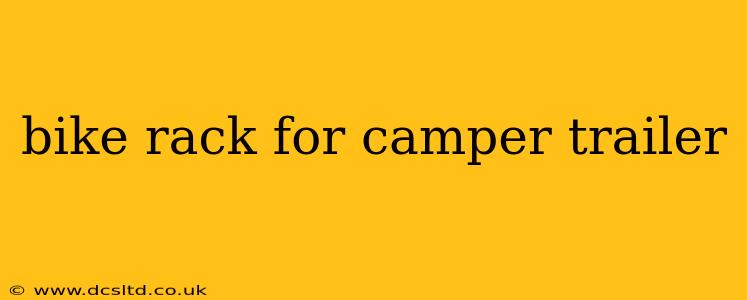 bike rack for camper trailer